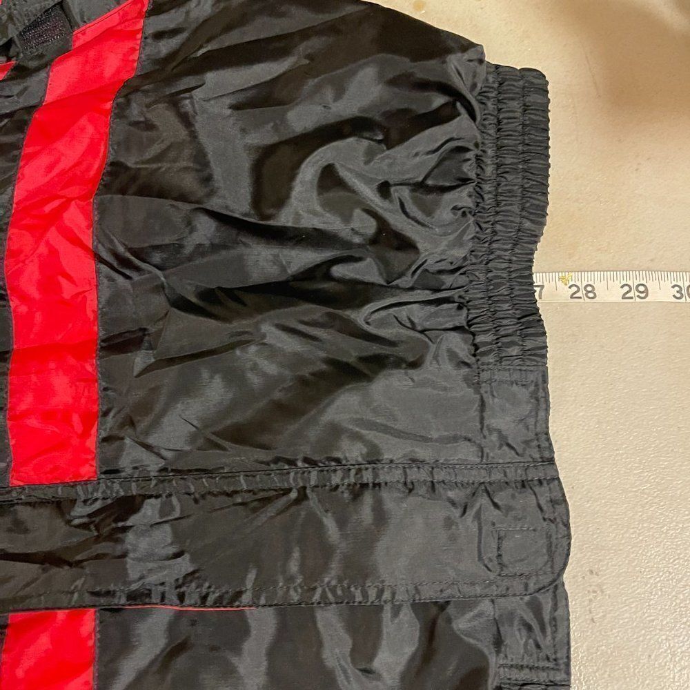 Vintage 90s Retro Online Red Striped Wind Breaker Jacket Large - Picture 11 of 11